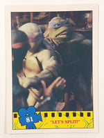 1990 O-Pee-Chee Limited Edition Series Teenage Mutant Ninja Turtles Trading Cards Individual 76-100