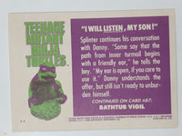 1990 O-Pee-Chee Limited Edition Series Teenage Mutant Ninja Turtles Trading Cards Individual 76-100