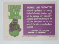 1990 O-Pee-Chee Limited Edition Series Teenage Mutant Ninja Turtles Trading Cards Individual 76-100