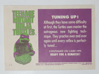 1990 O-Pee-Chee Limited Edition Series Teenage Mutant Ninja Turtles Trading Cards Individual 76-100