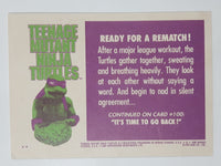 1990 O-Pee-Chee Limited Edition Series Teenage Mutant Ninja Turtles Trading Cards Individual 76-100