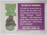 1990 O-Pee-Chee Limited Edition Series Teenage Mutant Ninja Turtles Trading Cards Individual 101-125