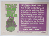 1990 O-Pee-Chee Limited Edition Series Teenage Mutant Ninja Turtles Trading Cards Individual 101-125