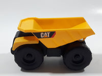 CAT Caterpillar Dump Truck Yellow Plastic Die Cast Toy Car Vehicle