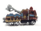 1994 Hot Wheels Road Wars King Wrex Brown Plastic Die Cast Toy Car Vehicle