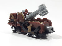 1994 Hot Wheels Road Wars King Wrex Brown Plastic Die Cast Toy Car Vehicle