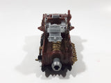1994 Hot Wheels Road Wars King Wrex Brown Plastic Die Cast Toy Car Vehicle