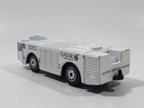 Rare RealToy Qatar Airways Airport Ground Support Airplane Towing Vehicle White Die Cast Toy Car Vehicle