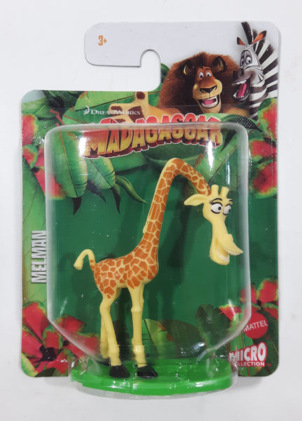 2018 Mattel Micro Collection DreamWorks Madagascar Melman Giraffe 2 1/2" Tall Toy Figure New in Package