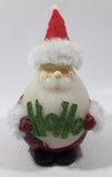 Santa Claus HoHo 6" Tall Wax Figure (Not Tested - Batteries Dead)