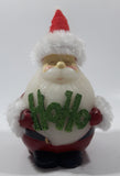 Santa Claus HoHo 6" Tall Wax Figure (Not Tested - Batteries Dead)