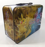 2017 Pokemon Trading Card Game Tin Metal Lunch Box EMPTY