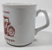 Vintage MF Massey Ferguson Your Business Machines Avenue Farm Machinery British Columbia 3 3/4" Tall Ceramic Coffee Mug Cup