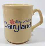 Vintage Best of all, it's Dairyland 3 3/4" Tall Ceramic Coffee Mug Cup