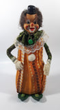 Vintage Wire Frame Sand Filled Bottle Art Poseable 13 1/2" Tall Heavy Hobo Clown Doll