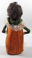 Vintage Wire Frame Sand Filled Bottle Art Poseable 13 1/2" Tall Heavy Hobo Clown Doll