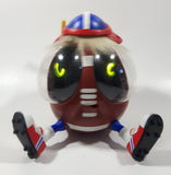 1999 Playmates Ooglies Gridiron Football Shaped 5 1/2" Tall Light Up Eyes Animated Moving Shaking Sound Making Toy Figure