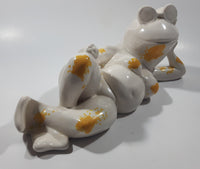 Vintage 1976 Arnel's Lounging Sun Bathing Lady Frog in Bikini and Sunglasses 12" Ceramic Ornament