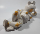 Vintage 1976 Arnel's Lounging Sun Bathing Lady Frog in Bikini and Sunglasses 12" Ceramic Ornament