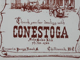 Antique Thank you for dealing with Conestoga Auto Sales Ltd 6" x 6" Ceramic Tile Trivet Chilliwack, B.C.