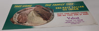 Vintage Northwestern Creamery Ltd. Velvet "Smooth" Ice Cream Take Home The Family Size .... One-Half Gallon Ice Cream Store Window Advertisement Victoria, B.C.