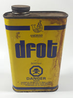Rare Vintage Drew Chemical Ameroid Dfot Diesel Fuel Oil Treatment 500ml 6 1/4" Metal Canister Full Never Opened Ajax Ontario