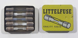 Vintage Littelfuse Quality Fuses SFE-30A Small Tin with 5 New Fuses