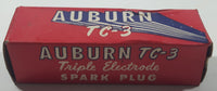 Vintage Auburn TC-3 Triple Electrode Spark Plug E45T Hex In Box