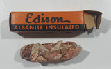 Vintage Edison Albanite Insulated Spark Plug 3 10 MM 5/8" Hex In Box