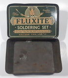 Vintage The Fluxite Soldering Set Tin Metal Container