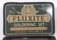 Vintage The Fluxite Soldering Set Tin Metal Container