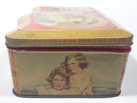 Antique Peek Frean & Co Ltd May 12, 1937 Coronation King George VI Queen Elizabeth The Queen Mother Tall Tin Metal Container