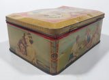 Antique Peek Frean & Co Ltd May 12, 1937 Coronation King George VI Queen Elizabeth The Queen Mother Tall Tin Metal Container