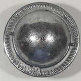 Vintage Silver Plated Dome Roll Top 5 1/4" Diameter Caviar Butter Serving Dish Made in England