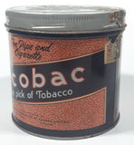 Vintage Picobac The pick of Tobacco Very Mild 4 1/4" Tall Metal Can