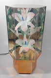 Rare Version Vintage Fiber Optics Flower Light 13 3/4" Tall