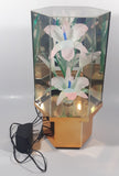 Rare Version Vintage Fiber Optics Flower Light 13 3/4" Tall