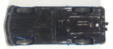 Vintage 1950s SSS Japan Blue Car and Silver Camper Trailer Pressed Steel Friction Toy Car Vehicle