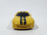 2009 Maisto 1998 Dodge Viper GT2 Yellow With Black Stripes Die Cast Toy Car Vehicle Missing Spoiler