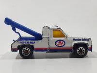 Rare 1997 Matchbox GMC Wrecker Truck CAA White Die Cast Toy Car Vehicle