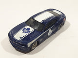 2010 Maisto Top Dog Toronto Maple Leafs NHL Ice Hockey Team 2006 Chevrolet Camaro Concept Blue Die Cast Toy Car Vehicle 1:64 Scale with Rubber Tires