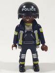 2009 Geobra Playmobil Police Officer 2 7/8" Tall Toy Figure