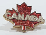 Canada Maple Leaf Red Enamel Metal Lapel Pin