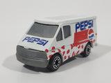 Vintage Golden Wheels Pepsi Delivery Van White Die Cast Toy Car Vehicle