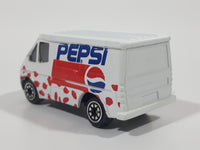 Vintage Golden Wheels Pepsi Delivery Van White Die Cast Toy Car Vehicle