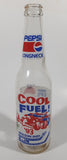 Vintage Pepsi Cola Long Neck '93 Molson Indy Vancouver A1 Pacific Place  Cool Fuel 9" Tall 355mL Clear Glass Bottle