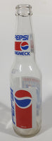 Rare Hard To Find Vintage Pepsi Cola Long Neck "Throw Fast Run Hard Drink Pepsi" Vancouver Canadians Baseball Team 355mL Clear Glass Bottle