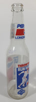 Rare Hard To Find Vintage Pepsi Cola Long Neck "Throw Fast Run Hard Drink Pepsi" Vancouver Canadians Baseball Team 355mL Clear Glass Bottle