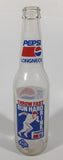 Rare Hard To Find Vintage Pepsi Cola Long Neck "Throw Fast Run Hard Drink Pepsi" Vancouver Canadians Baseball Team 355mL Clear Glass Bottle