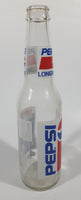 Rare Hard To Find Vintage Pepsi Cola Long Neck "Throw Fast Run Hard Drink Pepsi" Vancouver Canadians Baseball Team 355mL Clear Glass Bottle